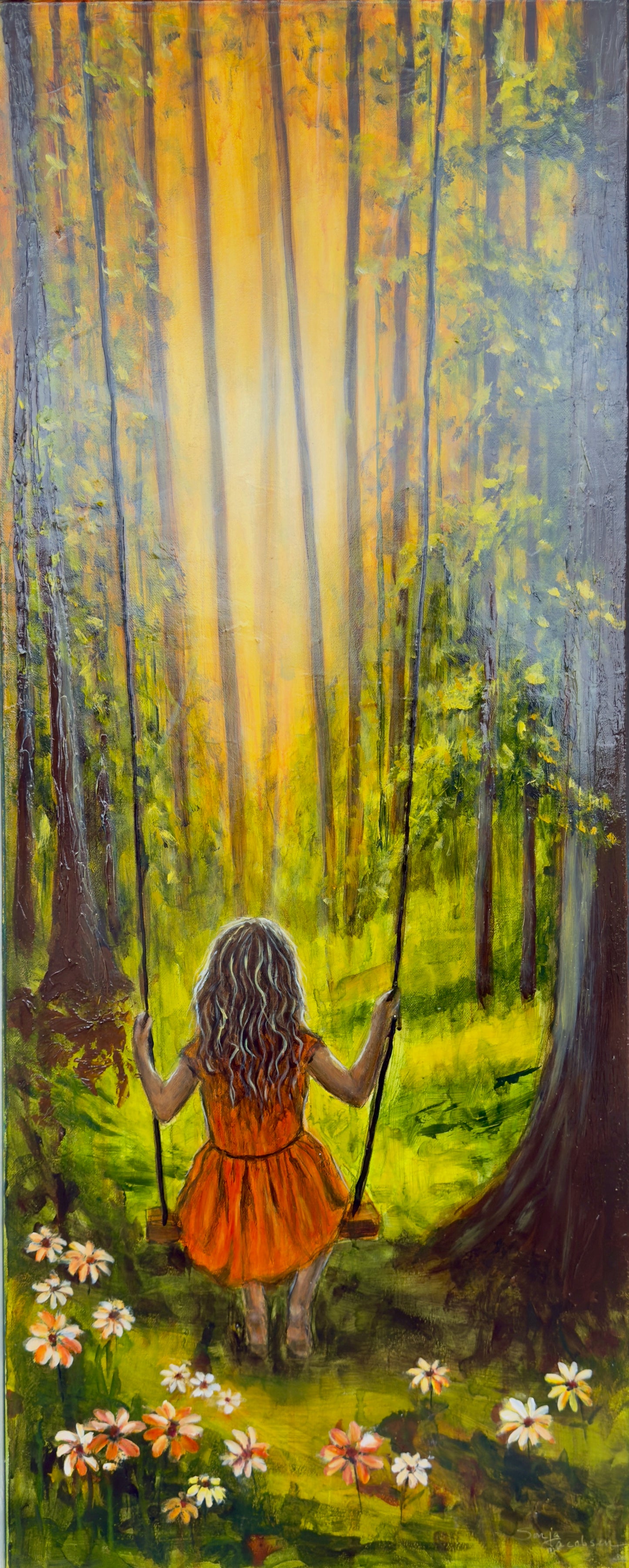 Framtíð og vón - 40x100 cm