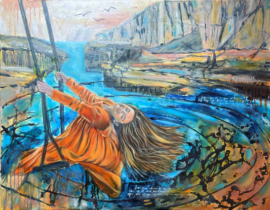 Lívsgleði og reinleiki - 90x70 cm