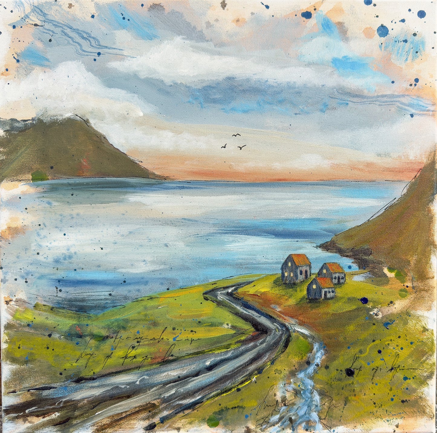 Opna víkin - 40x40 cm