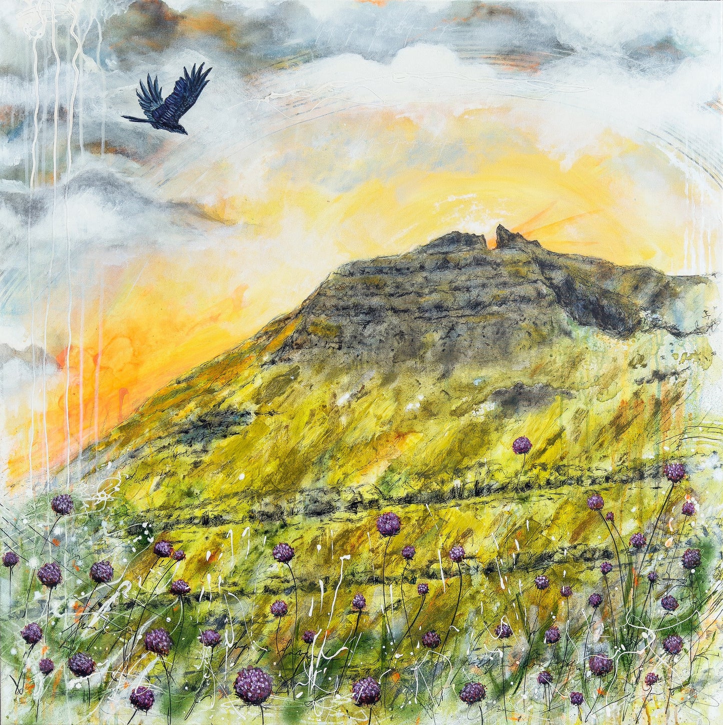 Reyðafelstindur - 100x100 cm